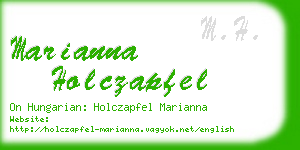 marianna holczapfel business card